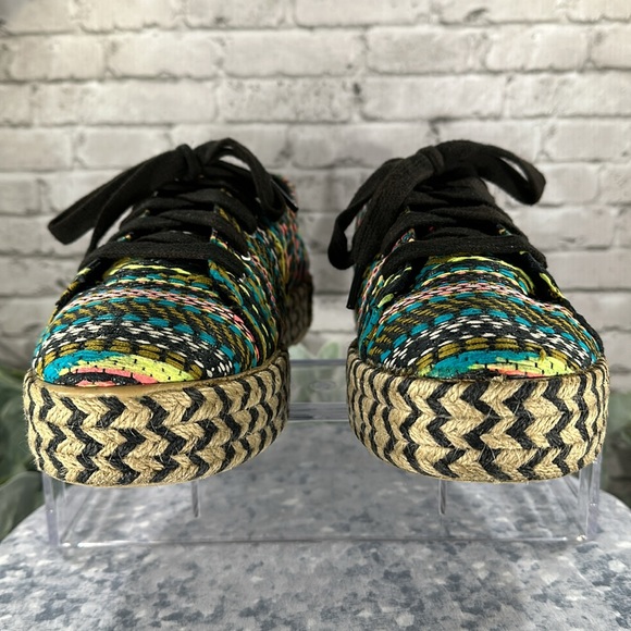Circus by Sam Edelman Brandon Platform Woven Espadrille Sneakers Women’s 9M✨EUC✨ - Picture 2 of 10